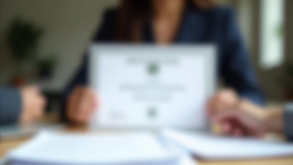 Certificato CELPE-Bras con penna e documento di preparazione su scrivania professionale